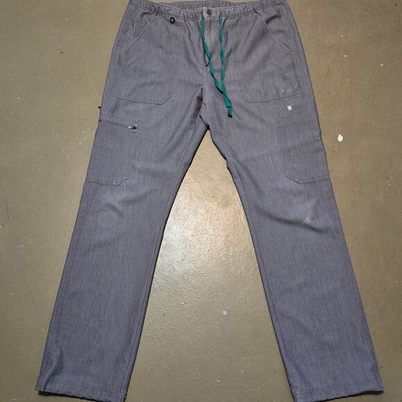 Figs Cairo Cargo Scrub Pants in Graphite Men's Size Large - Picture 3 of 7